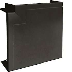 Angle plat queraz enclipsage direct pour GBD50131 RAL 9011 noir|Hager-HAGGBD5013159011