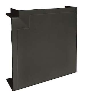 Angle plat queraz enclipsage direct pour GBD50161 RAL 9011 noir|Hager-HAGGBD5016159011