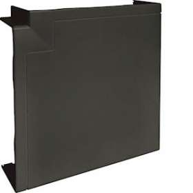 Angle plat queraz enclipsage direct pour GBD50161 RAL 9011 noir|Hager-HAGGBD5016159011