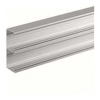 Socle de goulotte BRAP p 80mm h 200mm alu anodisé naturel (ELN)|Hager-HAGBRAP802001ELN