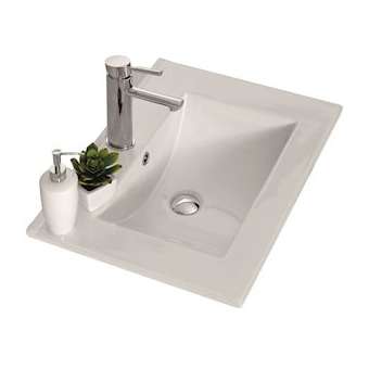 Plan vasque céramique ANGELO/COSMO L900 -1 cuve - P460|Neoform industries sas-UIDA0583433