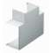 Té de dérivation -Pour goulotte de distribution Viadis 60x60mm-PVC Gris