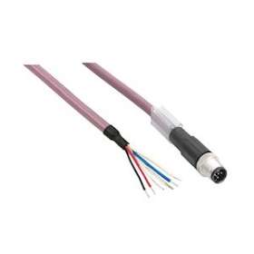 Modicon TM - Cable,straight,m8-4p, fem|Schneider Electric-SCHTCSXCNDFNX3V
