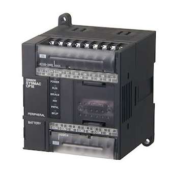 Api pour 20 e/s de base (pas d'ext.), 1 x usb. 1,1 ms/k instructions de base, 8k|Omron electronics-OMRCP1E-N20DR-D