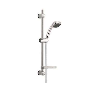 Ensemble Morgane 3 jets,barre D18mmX600, porte-savon, flexible inox DA 1,75m|Valentin-VA280350000000