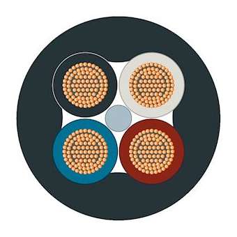 ENERGY CABLE 4 CORE SOLD BY THE METER|Siemens Industries et Infrastructures-SIE6XV1801-2B