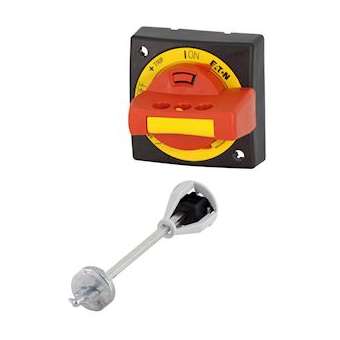 Manette de commande extérieure, rouge-jaune, MCC, 90DEG, pour PKE|Eaton industries-EONPKE-XRH-MCC