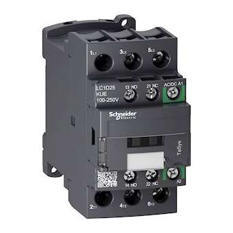 TeSys D - contacteur - 3P(3 NO) - AC3 - 440V 25A - 100 à 250Vca-cc|Schneider Electric-SCHLC1D25KUE
