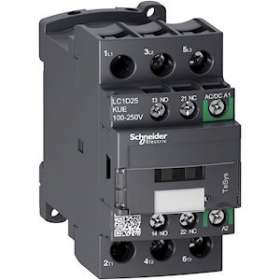 TeSys D - contacteur - 3P(3 NO) - AC3 - 440V 25A - 100 à 250Vca-cc|Schneider Electric-SCHLC1D25KUE