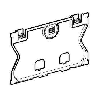 Plaque de protection Geberit pour réservoir à encastrer Sigma 12 cm|Geberit-GBR241.824.00.1