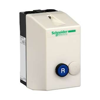 TeSys - coffret vide - pour LE1D18 D35 - avec bouton-poussoir bleu|Schneider Electric-SCHDE1DS2A05