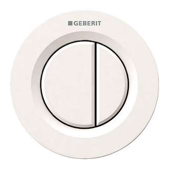 Déclenchement Geberit type 01 PN double touche encastrer: Blanc alpin|Geberit-GBR116.042.11.1