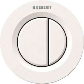 Déclenchement Geberit type 01 PN double touche encastrer: Blanc alpin|Geberit-GBR116.042.11.1