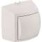 Poussoir à main Geberit simple touche commande WC pneumatique: Blanc
