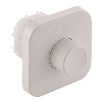 Bouton poussoir Geberit manuel pneumatique, à encastrer: blanc alpin|Geberit-GBR888.544.11.1