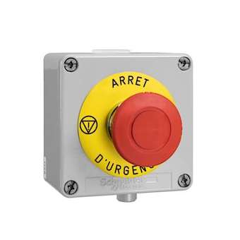 Harmony - Boite metallique 1 trou|Schneider Electric-SCHXAPM1501SBM