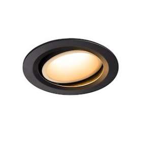 NUMINOS MOVE L, encastré plafond orientable, 55DEG, noir/blanc, LED 25,41W 2700K|SLV-DC51003632