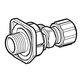 Alimentation Geberit avec robinet équerre intégré|Geberit-GBR240.269.00.1
