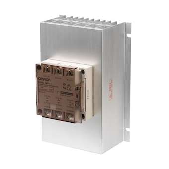 Ssr 3 phases, 3 éléments de commutation, avec radiateur, indicateur del, capot d|Omron electronics-OMRG3PE-545B-312-24VDC