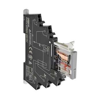 Relais plat 6mm, spdt, 6 a, push-in, 12 vdc|Omron electronics-OMRG2RV-SR50012VDC
