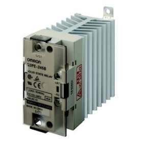 Ssr 1 phase, avec radiateur, indicateur del, secondaire 75-264Vca|Omron electronics-OMRG3PE-245B12-24VDC