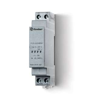 Relais statique modulaire 1NO 5A 24V AC/DC, commut 0 de tension, type relais|Finder-FID770100248050