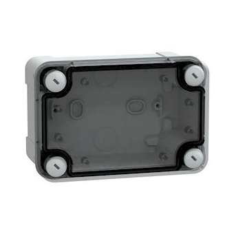 Thalassa - boîte industrielle - transparente - 138x93x72mm - PC|Schneider Electric-SCHNSYTBP1397T
