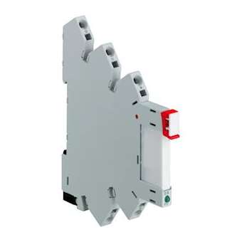Mini Relais Complet 24V AC/DC 1rt 250V 6A ressort|ABB-ABBS486678