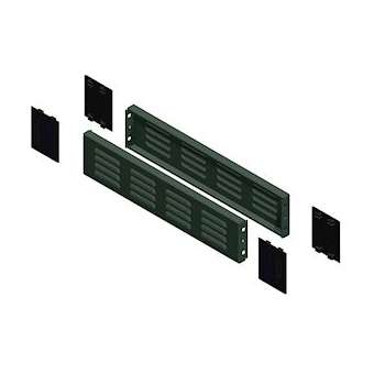 Spacial SF/SM - jeu 2 trappes latérales - auto ventilées - pour socle 100x800mm|Schneider Electric-SCHNSYSPV8100