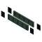 Spacial SF/SM - jeu 2 trappes latérales - auto ventilées - pour socle 100x800mm|Schneider Electric-SCHNSYSPV8100