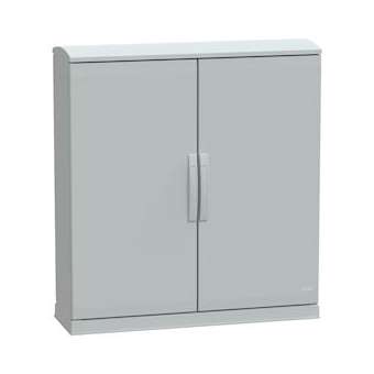 Thalassa PLA - Armoire polyester socle + toit 1000x1000x320 - IP44 Ral 7035|Schneider Electric-SCHNSYPLAZT10103G