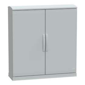 Thalassa PLA - Armoire polyester socle + toit 1000x1000x320 - IP44 Ral 7035|Schneider Electric-SCHNSYPLAZT10103G