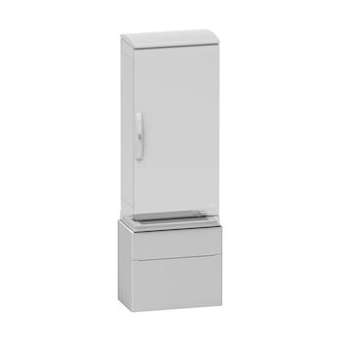 Thalassa PLA - Socle polyester hauteur 500 mm pour NSYPLAZ(T) L1250P420 Ral 7035|Schneider Electric-SCHNSYZZ5124G