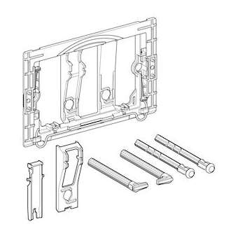 Kit de transformation Geberit pour plaques de déclenchement Danceline|Geberit-GBR241.873.00.1
