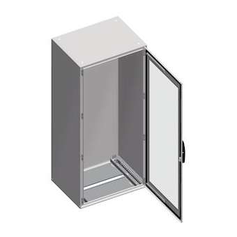 Spacial SM - armoire monobloc - 1 porte transparente - 2000x800x500mm|Schneider Electric-SCHNSYSM20850T