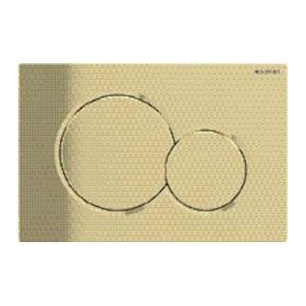 Plaque Geberit Sigma01 double touche: laiton spécial galvanisé|Geberit-GBR115.770.DT.5