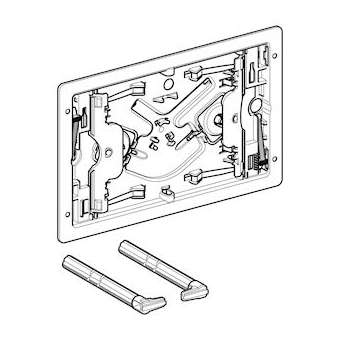Cadre de fixation Geberit pour plaque de déclenchement Sigma70|Geberit-GBR242.814.00.1