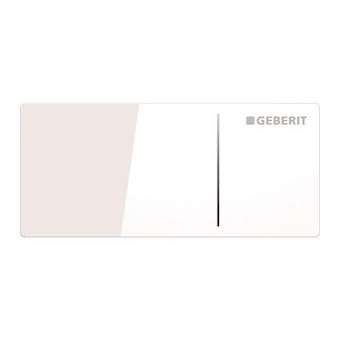 Déclenchement Geberit type 70, double touche, Omega 12 cm: Blanc|Geberit-GBR115.084.SI.1