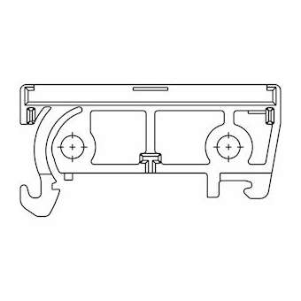Boitiers profilés - accessoires|Weidmuller-WEI1011590000