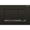 Plaque Geberit Sigma30 double touche: noir, chromé brillant|Geberit-GBR115.883.KM.1