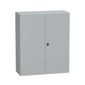 Spacial S3D - H1200xL1000xP400 + châssis plein + 2 portes|Schneider Electric-SCHNSYS3D121040DP