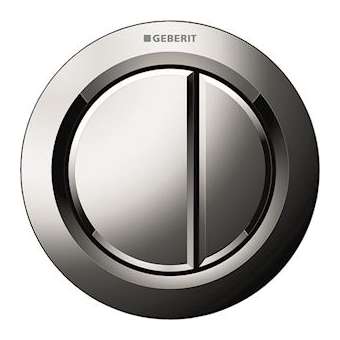 Déclenchement Geberit type 01 PN double touche meuble: Chromé brillant|Geberit-GBR116.050.21.1