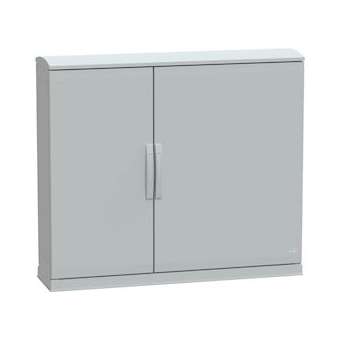 Thalassa PLA - Armoire polyester socle + toit 1000x1250x320- IP44 Ral 7035|Schneider Electric-SCHNSYPLAZT10123G