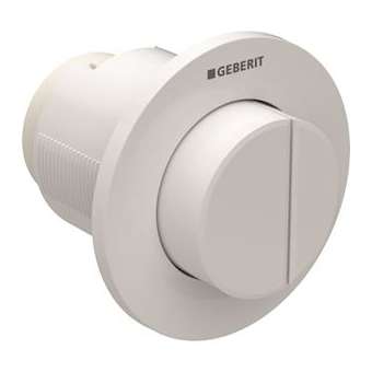 Déclenchement Geberit type 01 PN double touche encastrer saillant: Blanc alpin|Geberit-GBR116.044.11.1