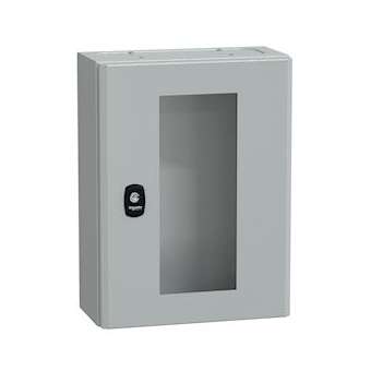 Spacial S3D - S3DM coffret modulaire H400xL300xP150 porte transparente|Schneider Electric-SCHNSYS3DM4315T