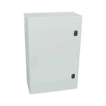 Coffret metal Atlantic version vertical 1 porte 600x400x200mm avec plaque|Legrand-LEG036919