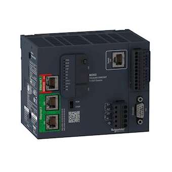 Modicon M262 - Contrôleur logique - et Motion 4 axes - Ethernet RJ45 - 2 adr. IP|Schneider Electric-SCHTM262M15MESS8T
