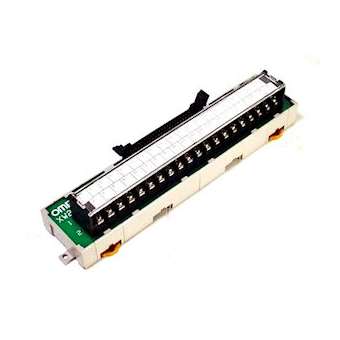 Bornier 16 points montage rail din, vis m3,5, connecteur mil 20 points|Omron electronics-OMRXW2B-20G5