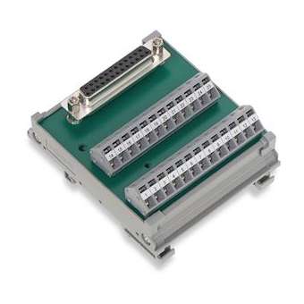Module interface SUB-D femelle 50 pôles dans boîtier support (Pour cordon soudé)|Wago contact-WAG289-559