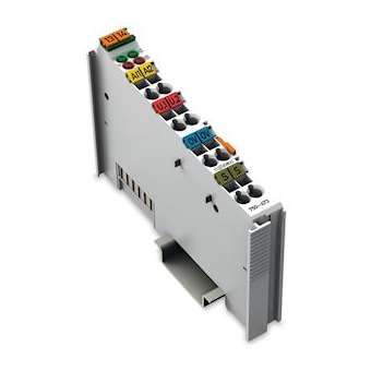Borne 2 canaux d'entrée analogique 4-20 mA 16bits protec. c. c.|Wago contact-WAG750-473